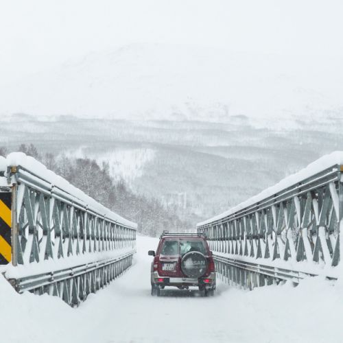 Erwähnten wir in den letzten Tag schon, daß es hier einiges an Schnee gibt?