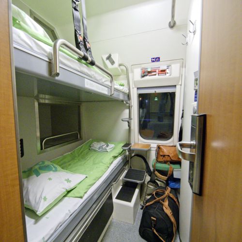 Schlafabteil / Kabine Autoreisezug Helsinki - Rovaniemi