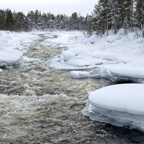 Stromschnellen Juutuanjoki